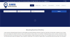 Desktop Screenshot of bloubergdirectory.co.za